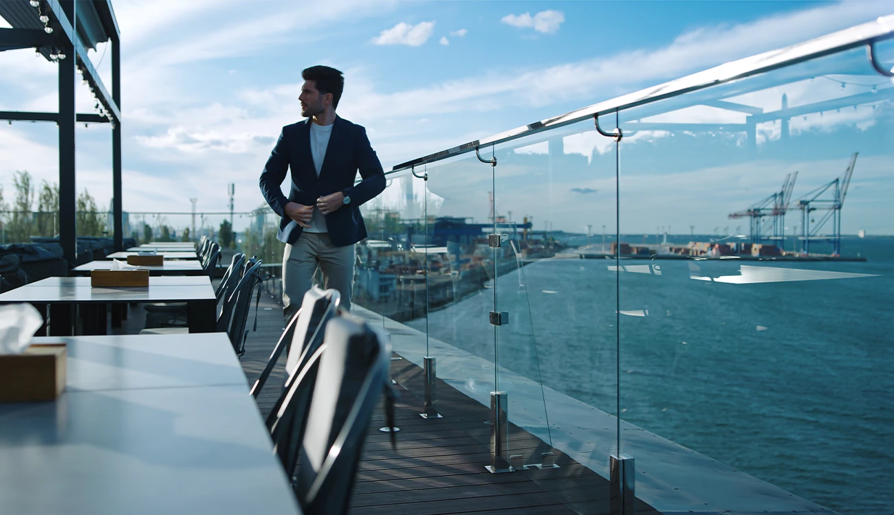 Alüminyum ve Cam Korkuluk montaj detayı