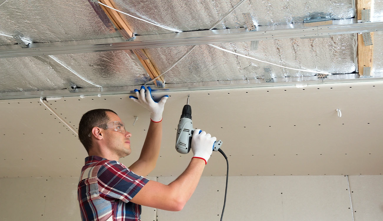 Asma Tavan (Plastik ve Karolem) montaj detayı